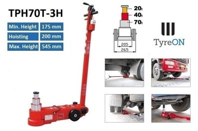 TyreON TPH70T-3H lucht hydraulische krik